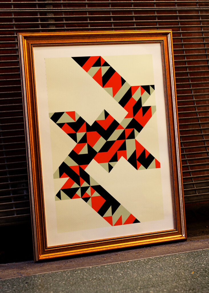 Zigzag Geometric Design