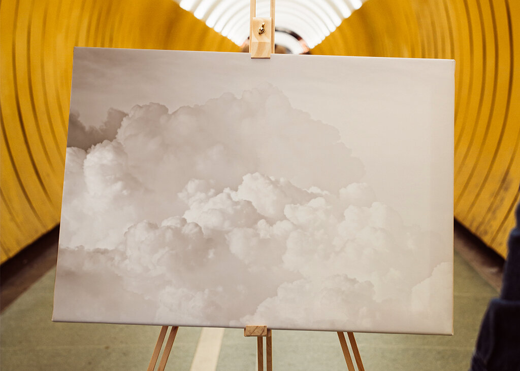 Cotton Candy Clouds Beige