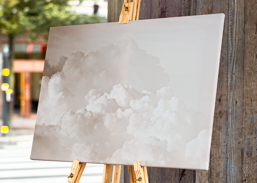 Cotton Candy Clouds Beige