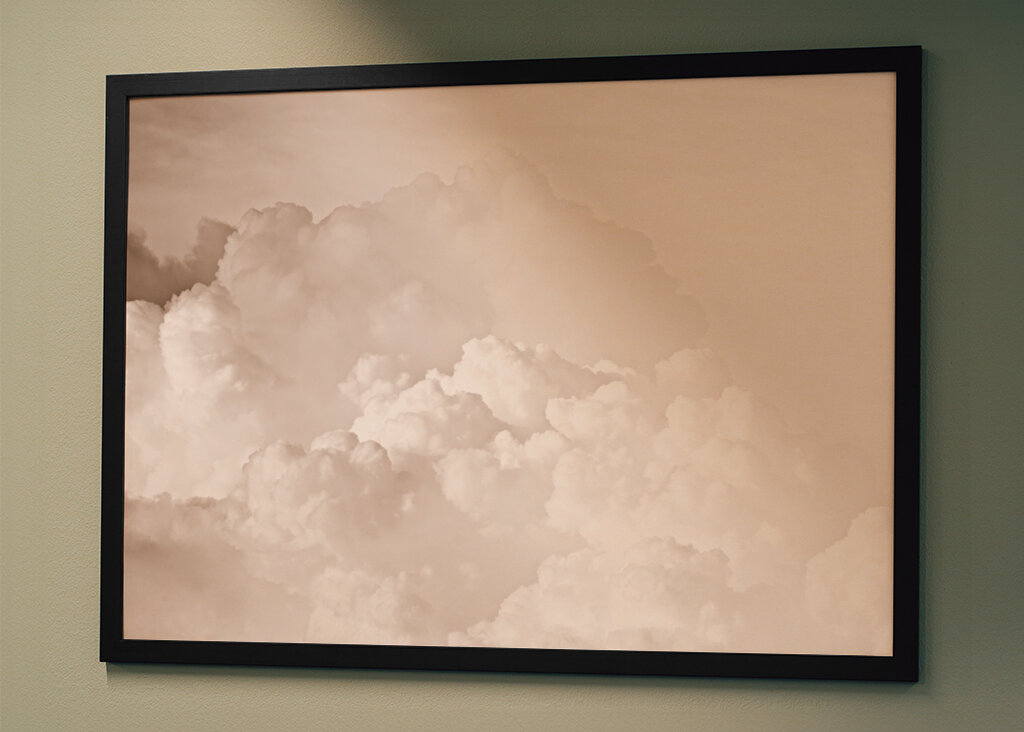 Cotton Candy Clouds Beige