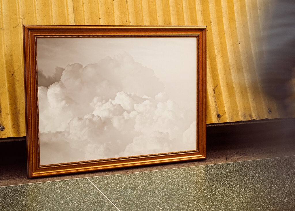 Cotton Candy Clouds Beige