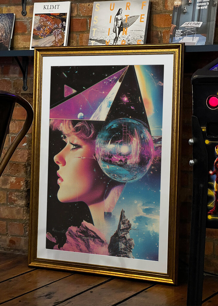 A Woman with Cosmic Elements