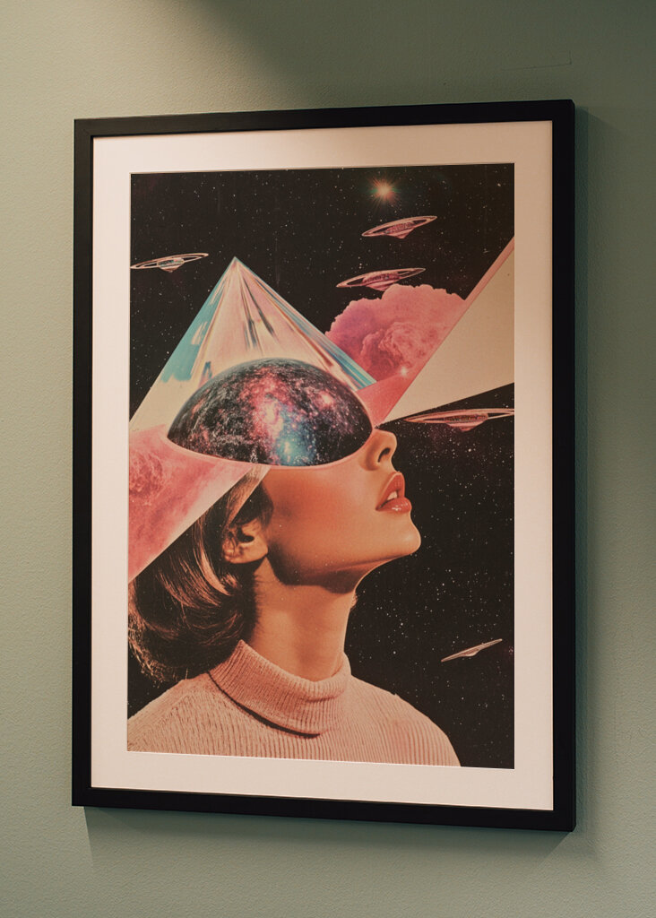 A Woman with Cosmic Elements