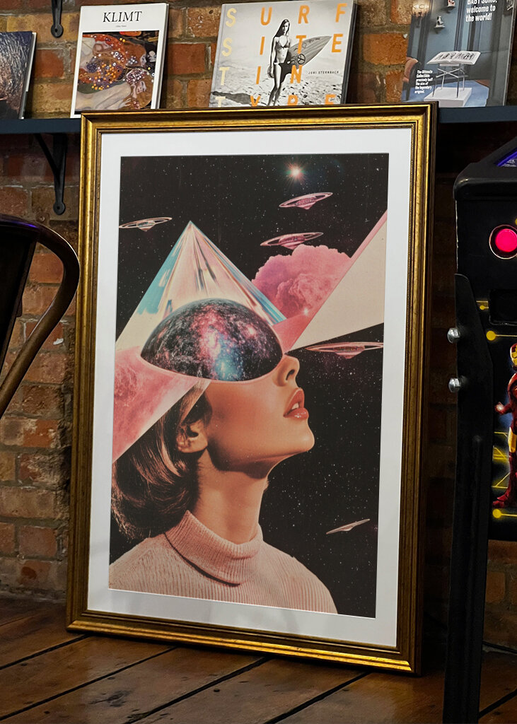 A Woman with Cosmic Elements