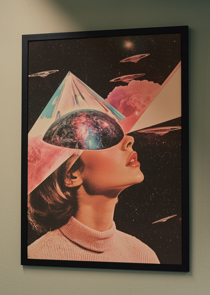 A Woman with Cosmic Elements