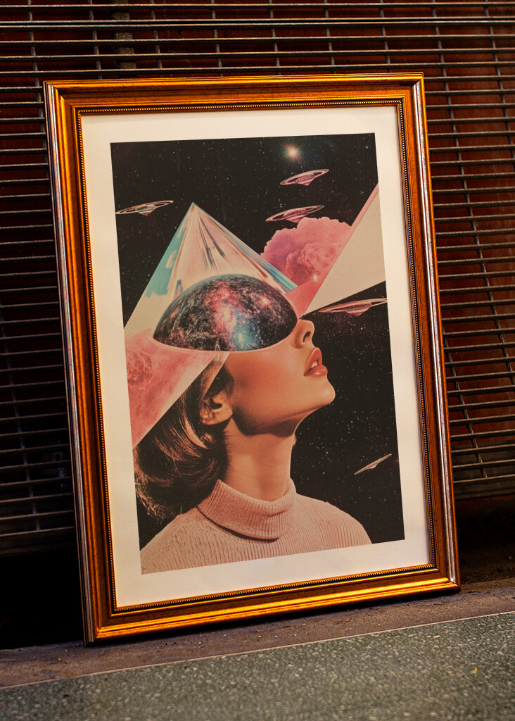 A Woman with Cosmic Elements