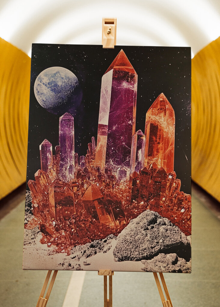 Cosmic Crystal Spires