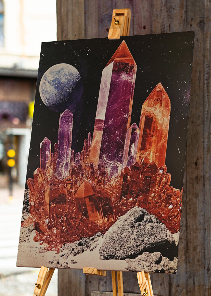 Cosmic Crystal Spires