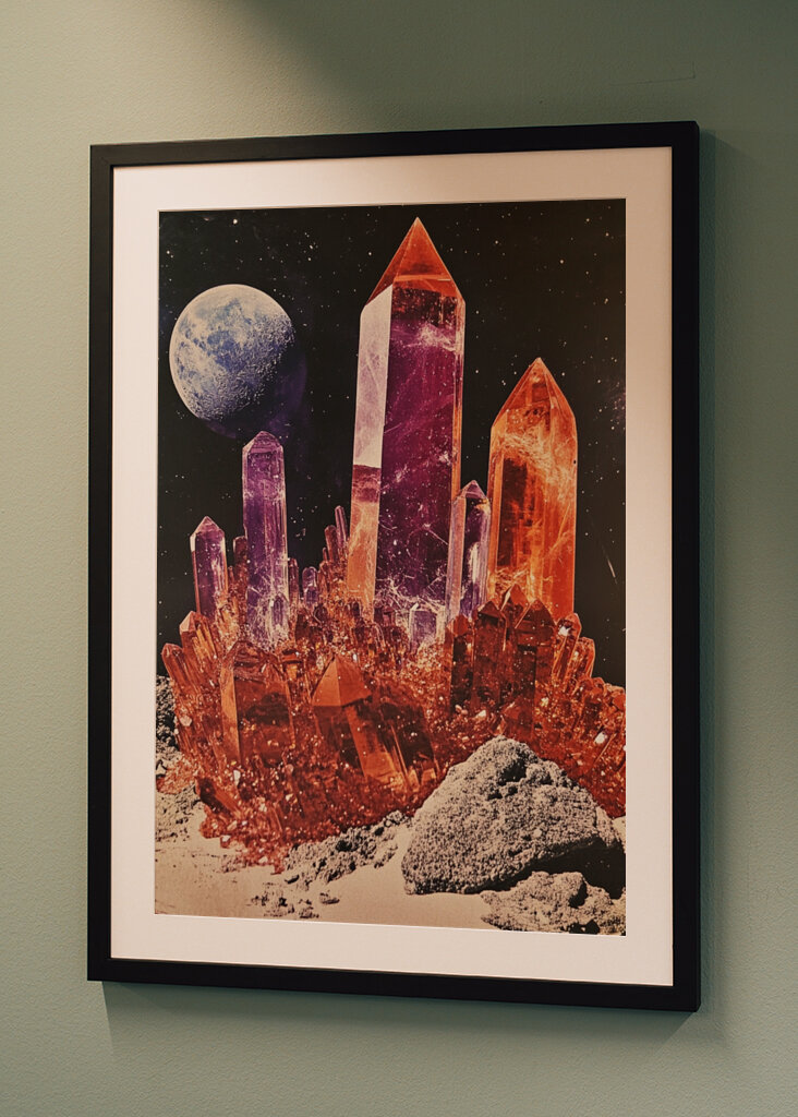 Cosmic Crystal Spires