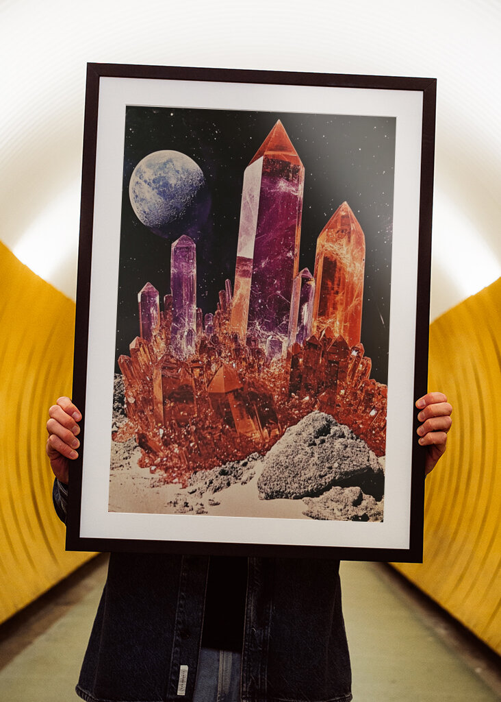 Cosmic Crystal Spires