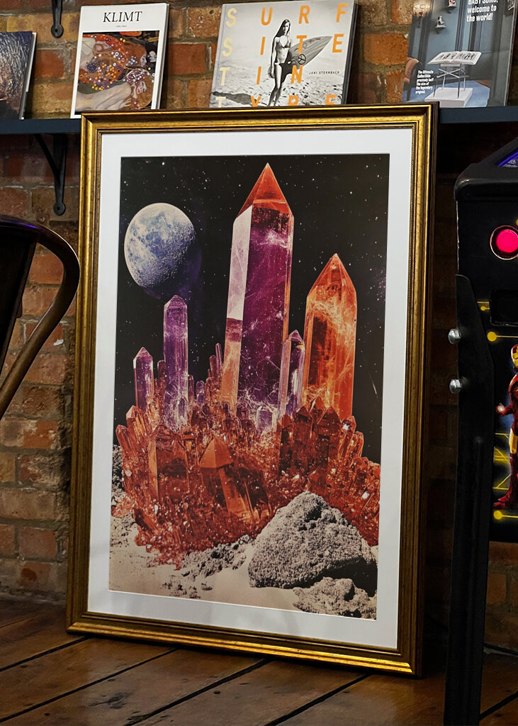 Cosmic Crystal Spires