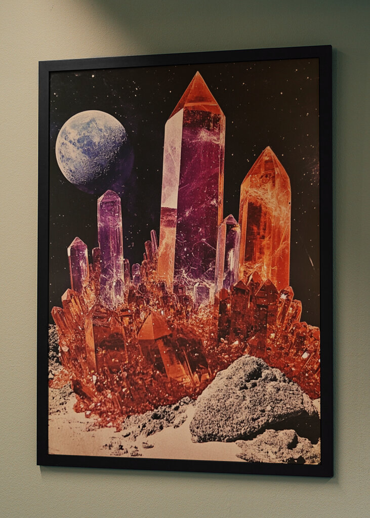 Cosmic Crystal Spires