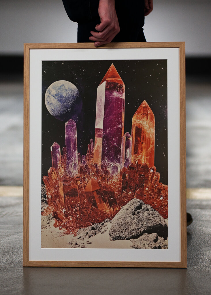 Cosmic Crystal Spires