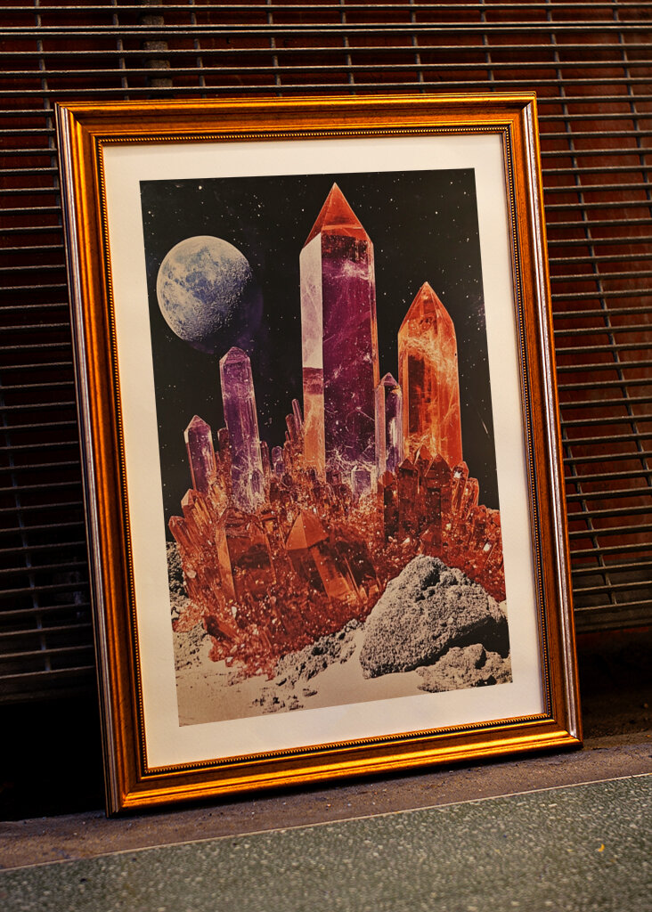 Cosmic Crystal Spires