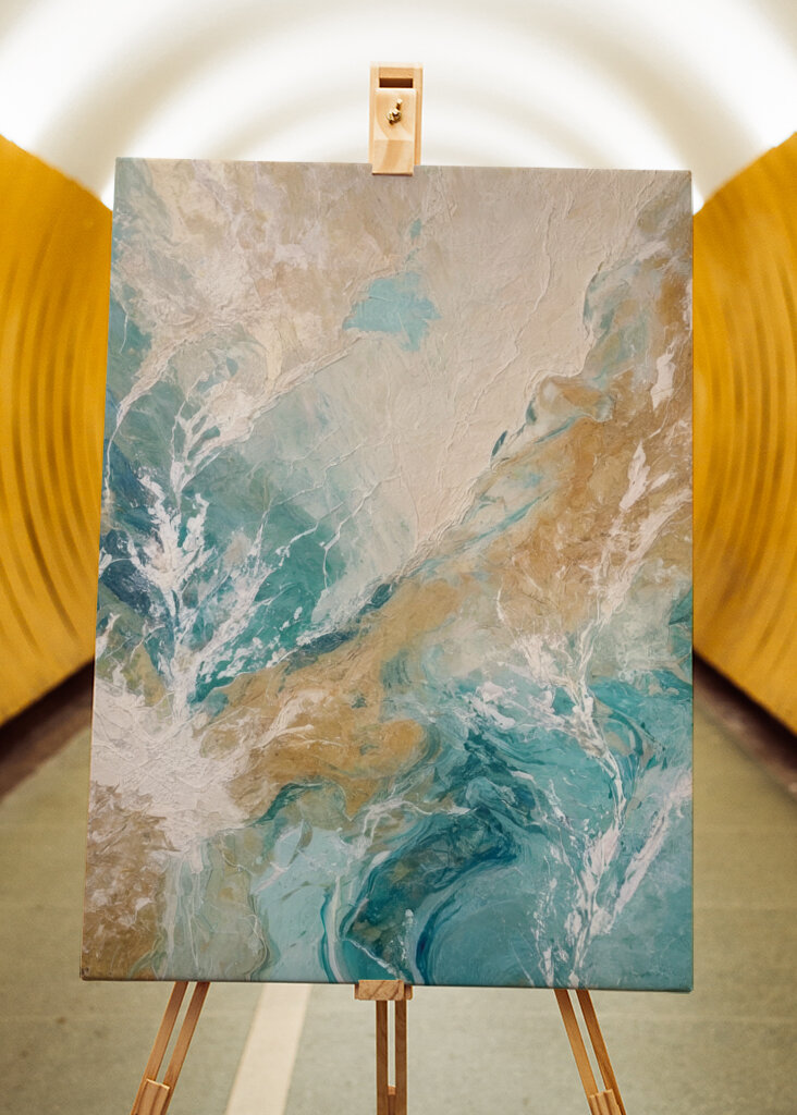 Organic Patterns In Turquoise