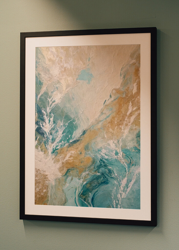 Organic Patterns In Turquoise