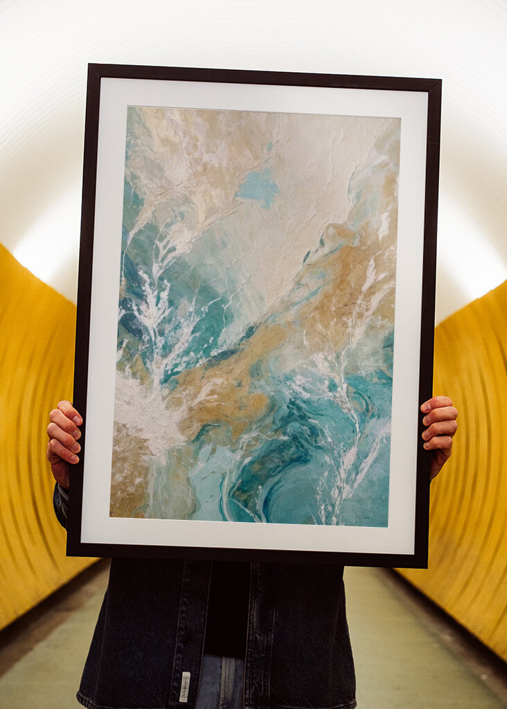 Organic Patterns In Turquoise