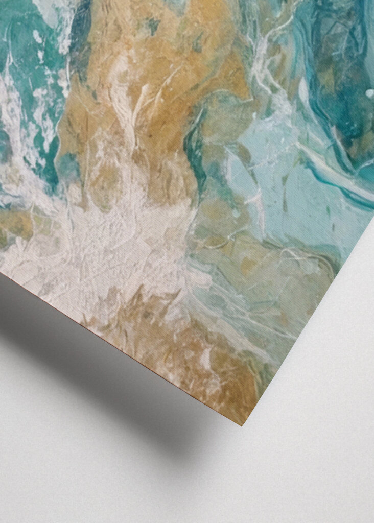 Organic Patterns In Turquoise