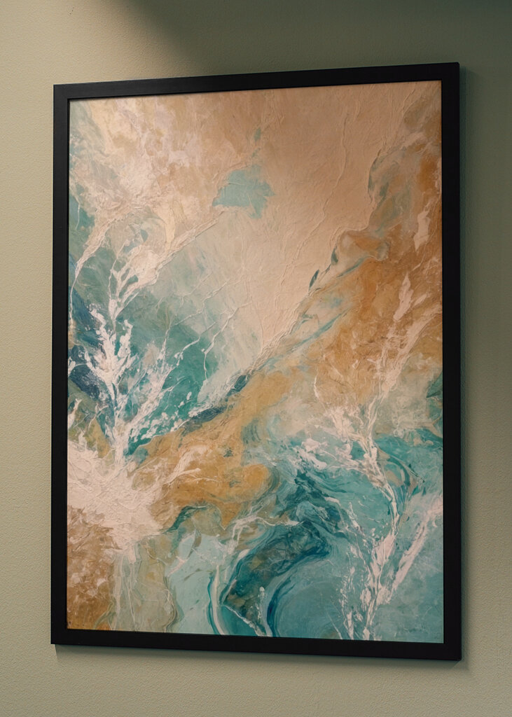 Organic Patterns In Turquoise