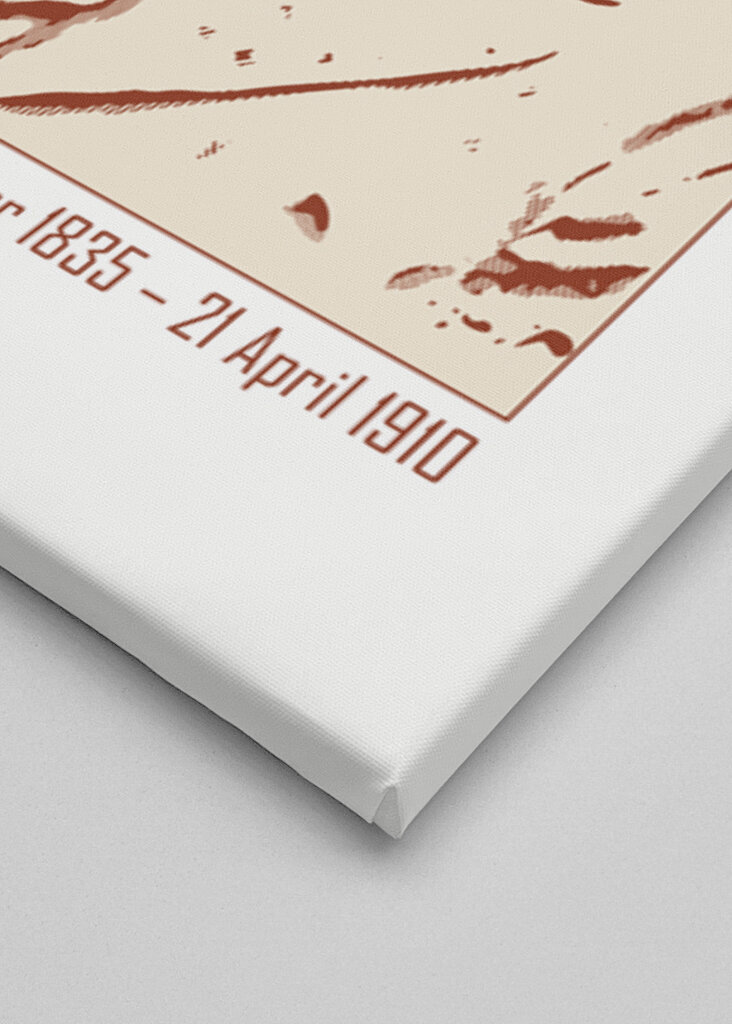 Line Art Minimalist – Mark Twain