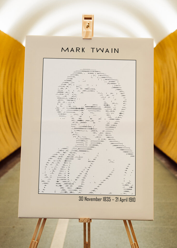 Ascii Art Minimalist – Mark Twain – Ascii Art