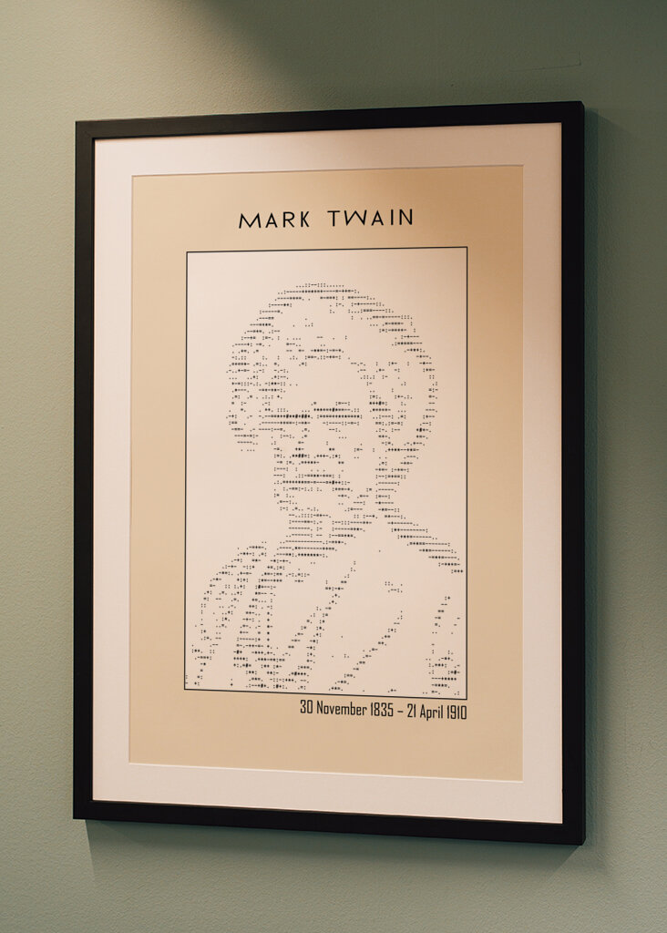 Ascii Art Minimalist – Mark Twain – Ascii Art