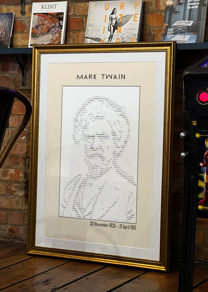 Ascii Art Minimalist – Mark Twain – Ascii Art