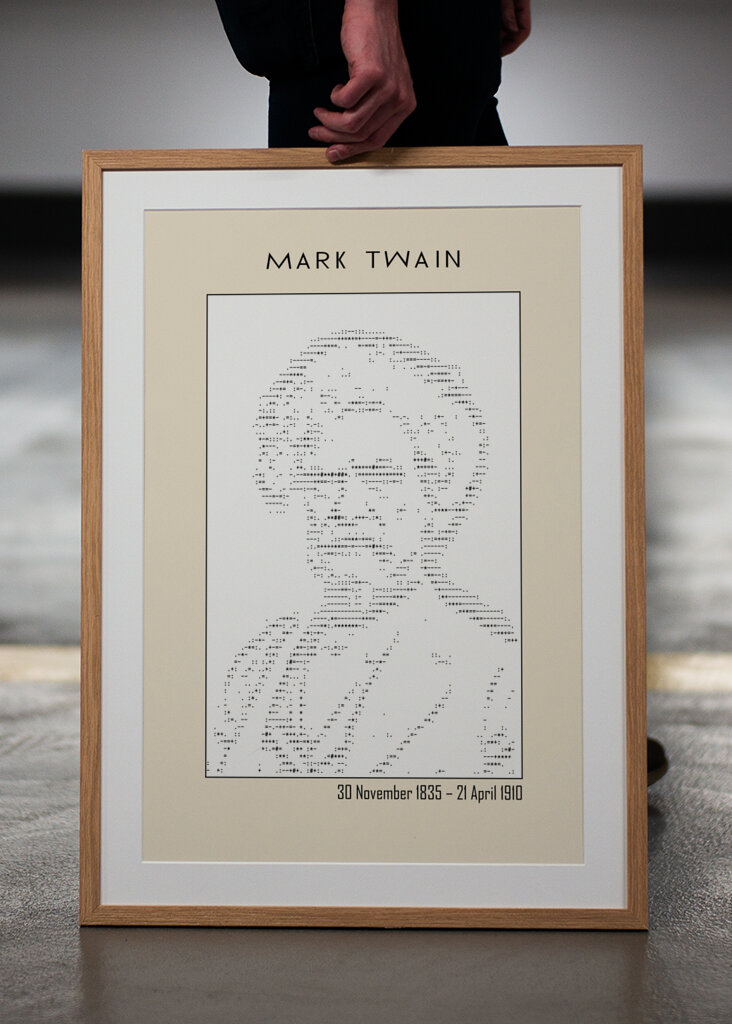 Ascii Art Minimalist – Mark Twain – Ascii Art