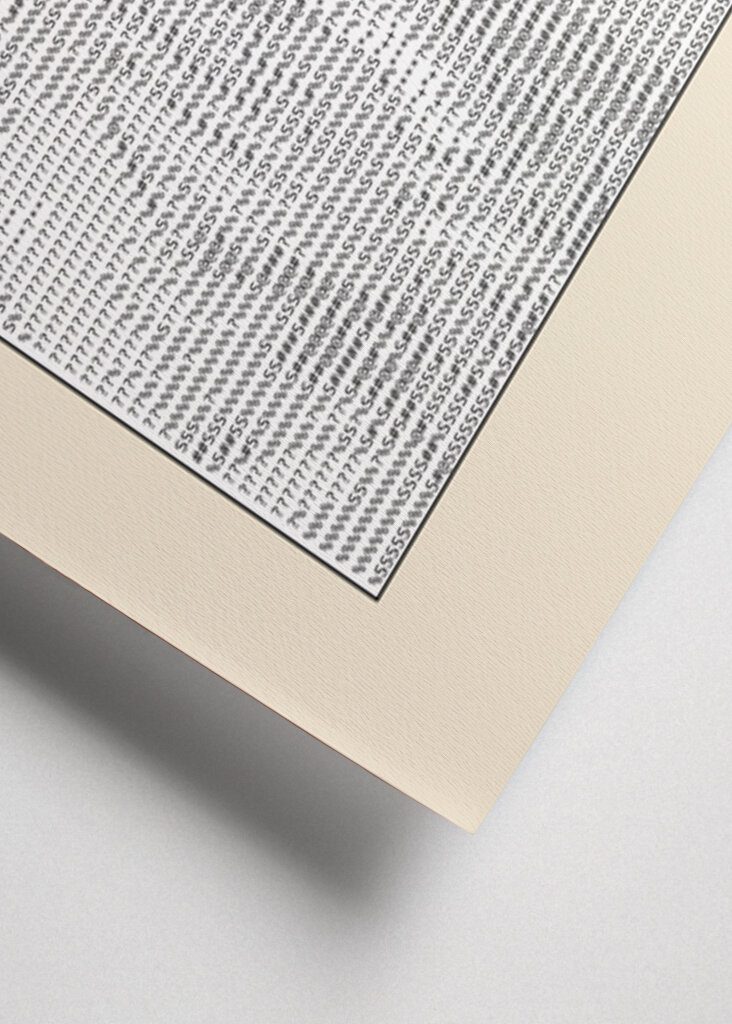 Ascii Art Minimalist – Portrait of Patience Escalier   Vincent Van Gogh – Classic Painting