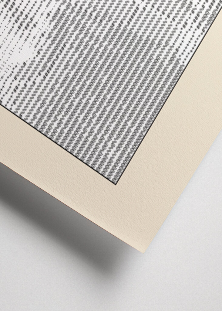 Ascii Art Minimalist – American Gothic – Grant Wood – Classic Painting