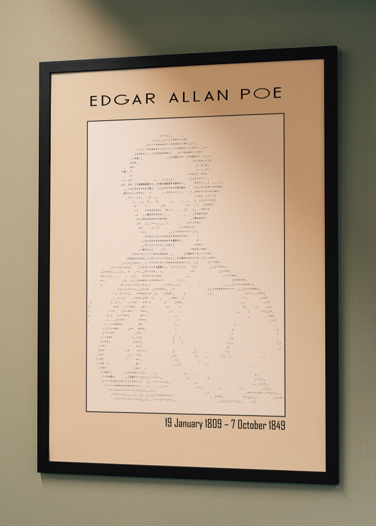 Digital Poe Portrait