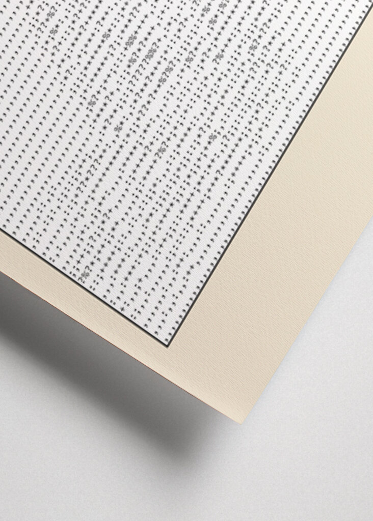 Ascii Art Minimalist – Portrait of Count Honoré De La Riboisière   Antoine Jean Gros