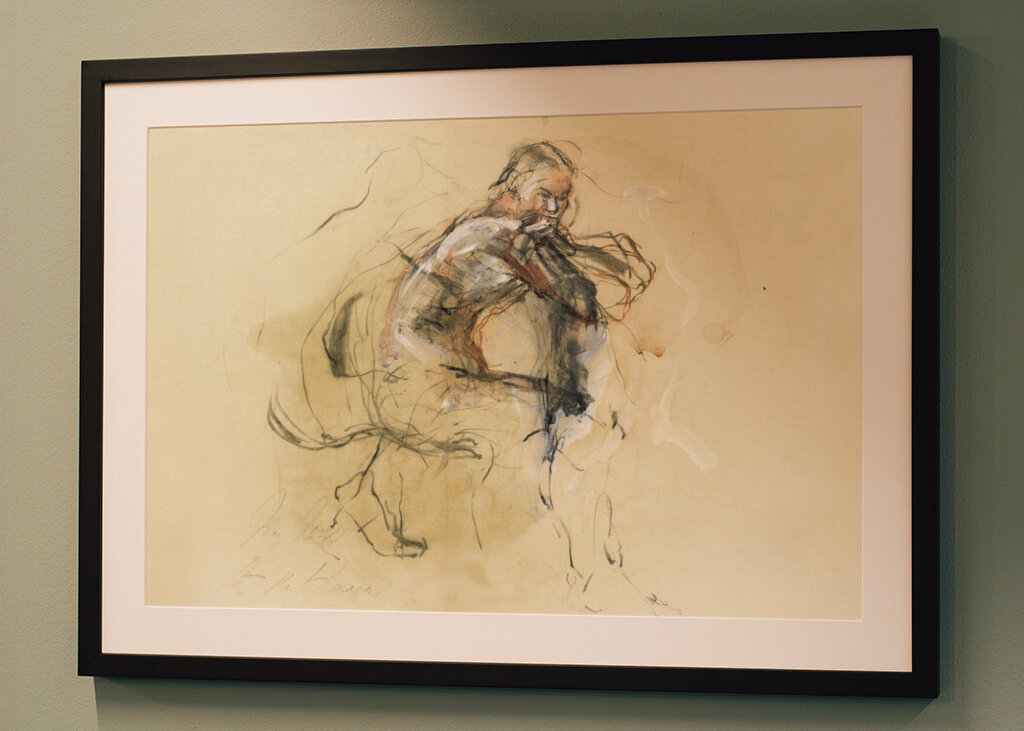 Nude Figure in a Dynamic Pose