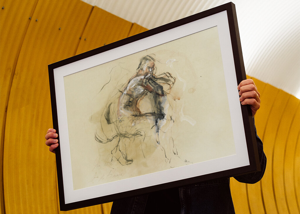 Nude Figure in a Dynamic Pose