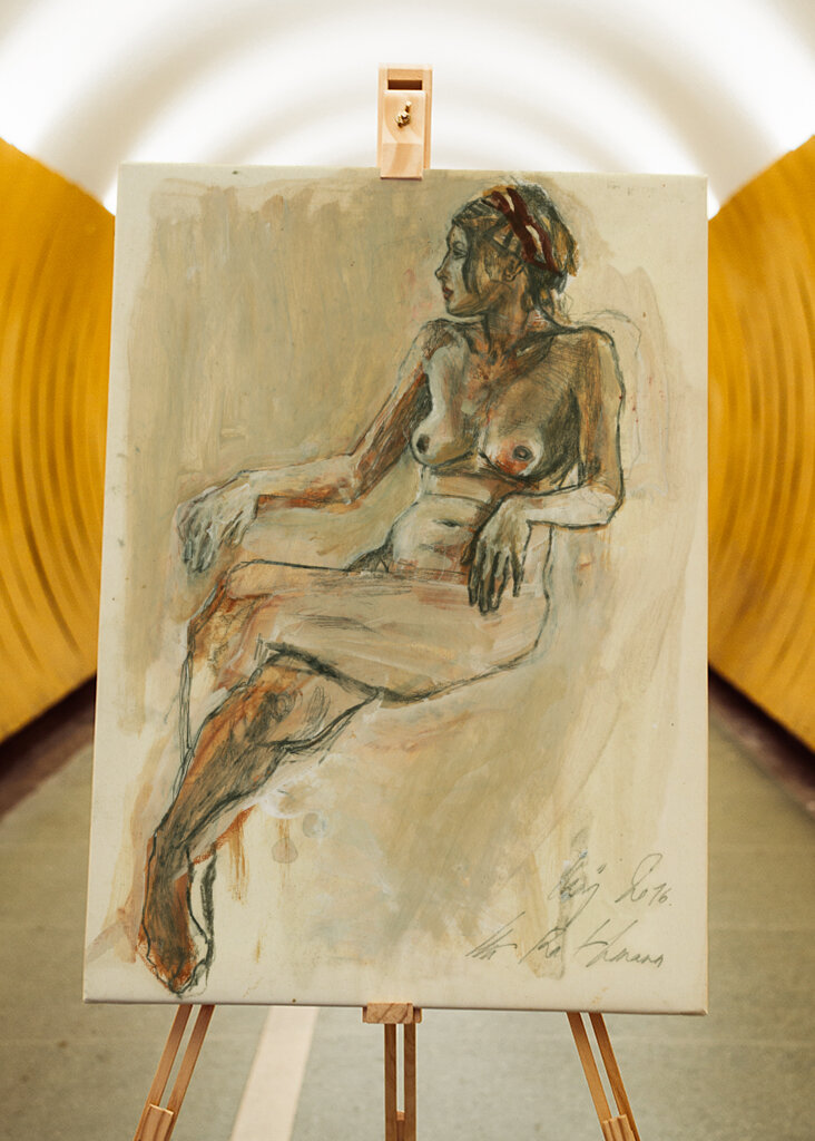 A Nude Figure Sketch