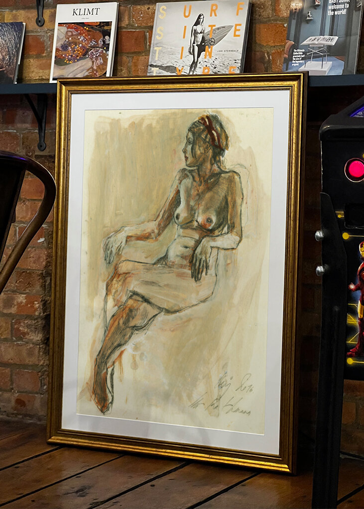 A Nude Figure Sketch