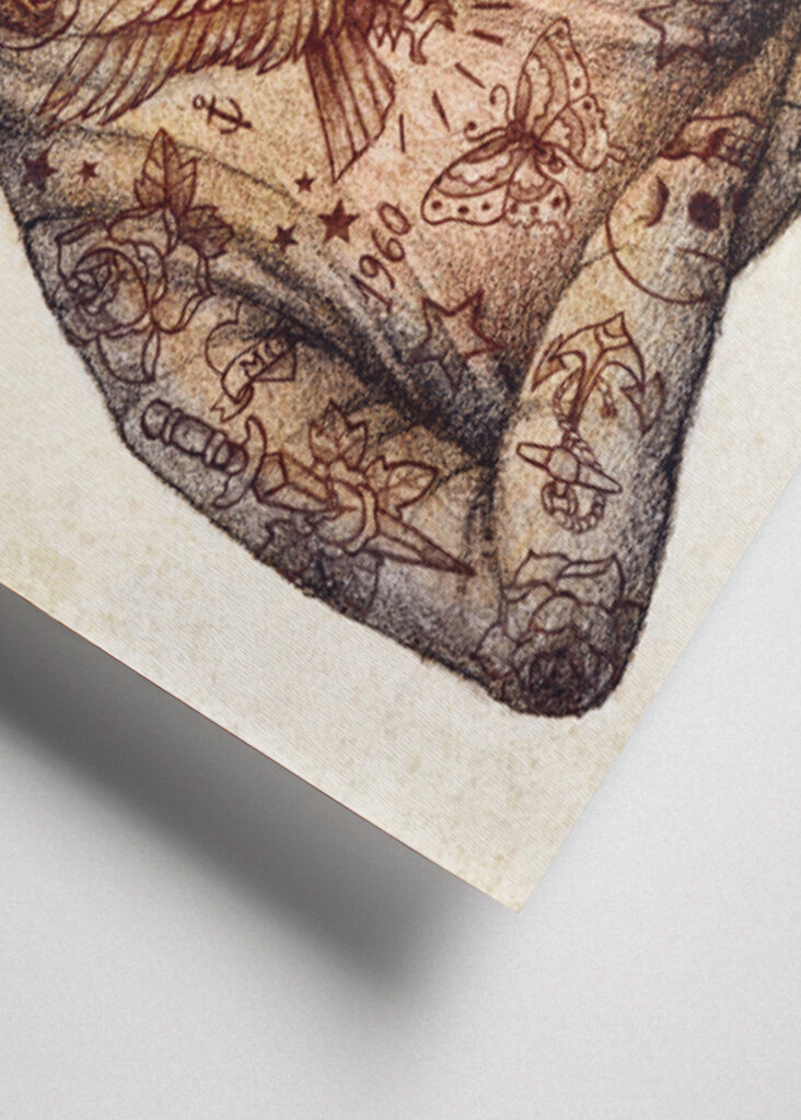 Stilvolle Tattoo Katze