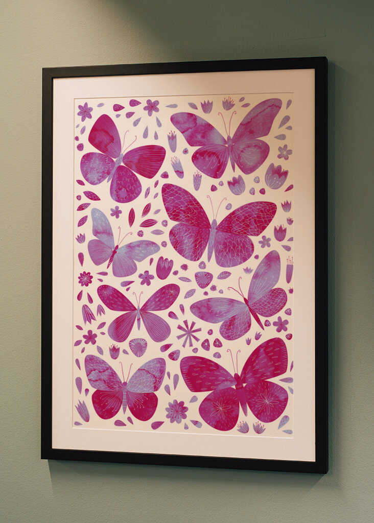 Pink Butterflies
