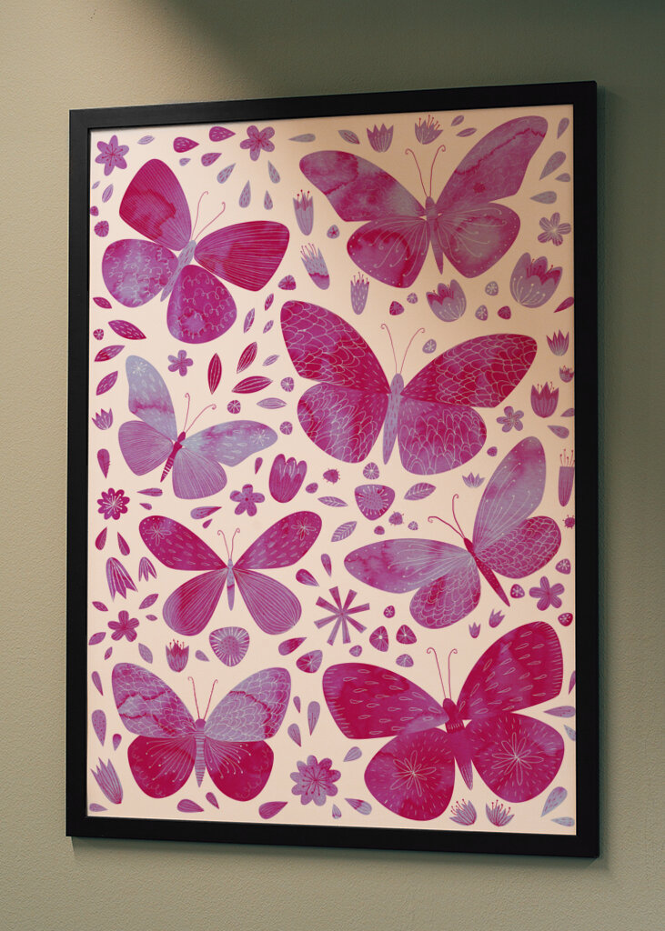 Pink Butterflies