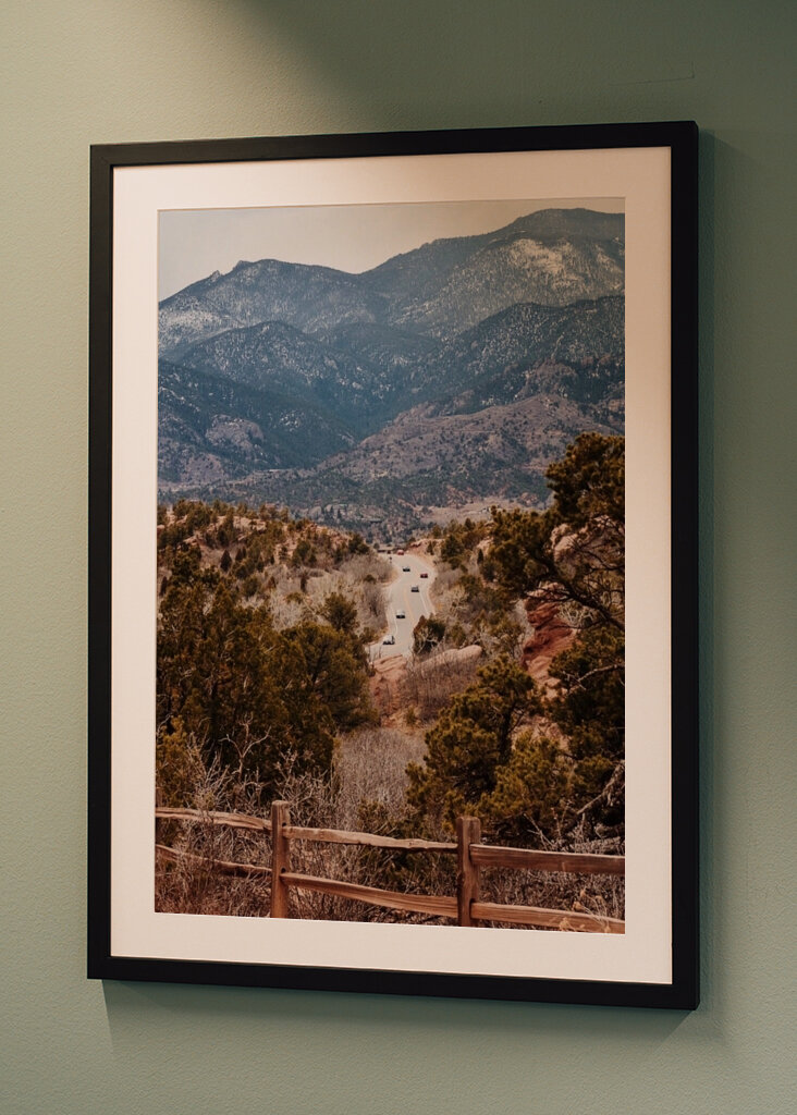 Mountain Landscape With A Winding Road