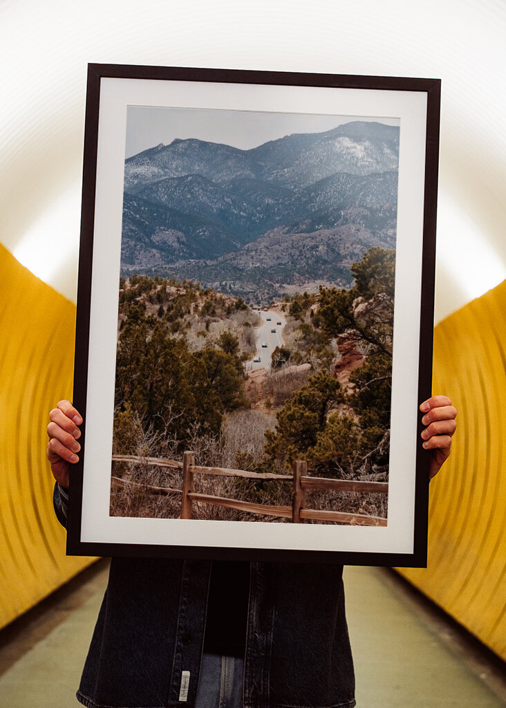 Mountain Landscape With A Winding Road