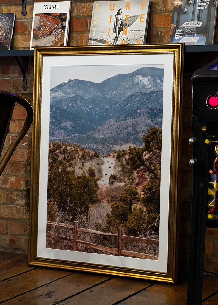 Mountain Landscape With A Winding Road