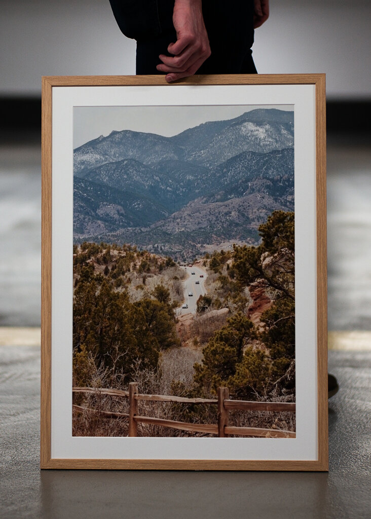 Mountain Landscape With A Winding Road