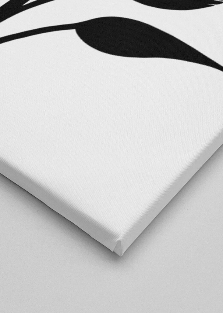 Two Prominent Flowers And Leaves