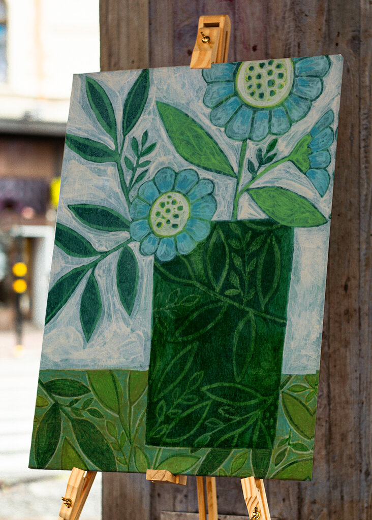 Green Floral Harmony