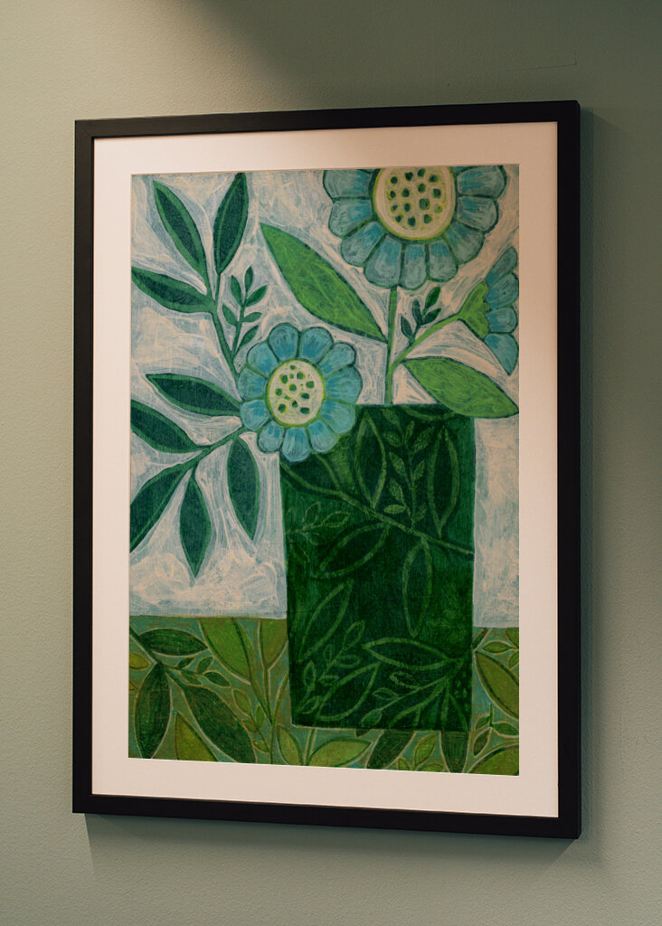 Green Floral Harmony