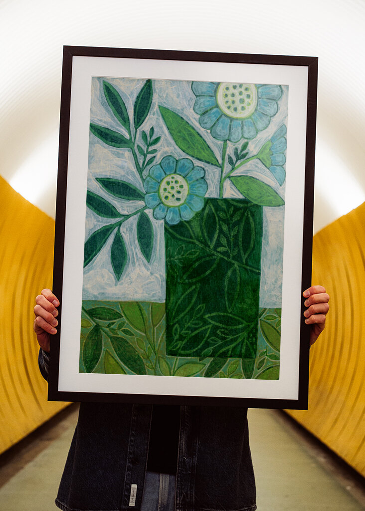 Green Floral Harmony