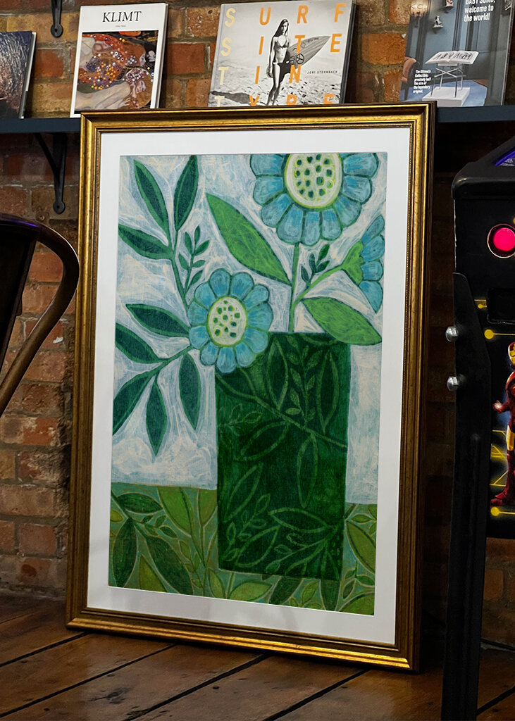 Green Floral Harmony