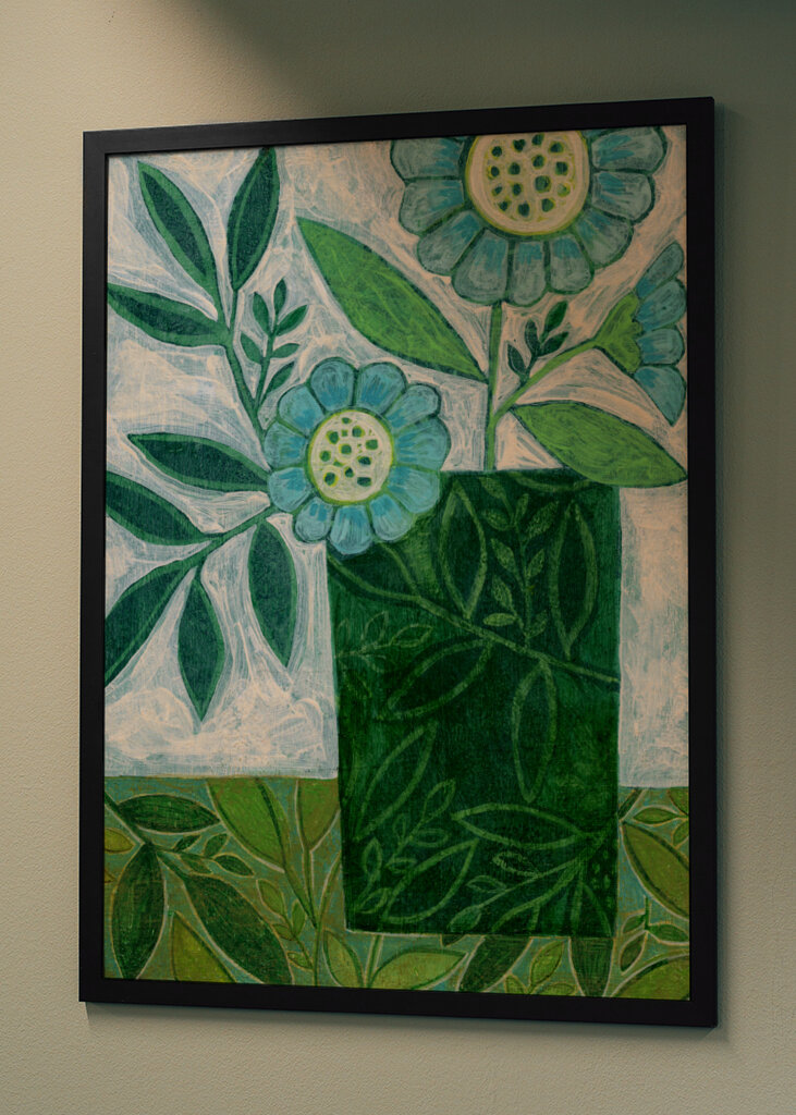 Green Floral Harmony