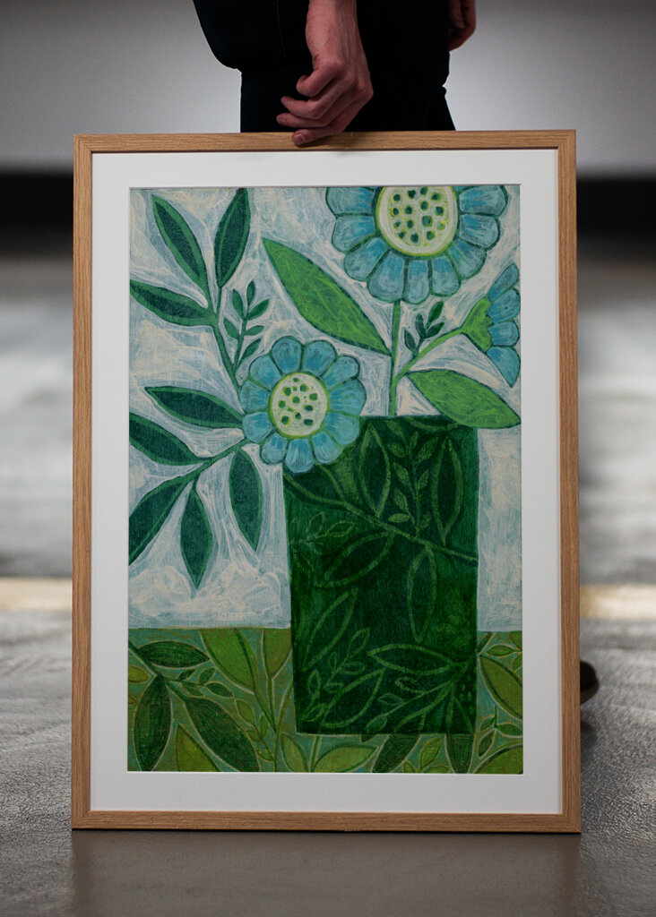 Green Floral Harmony